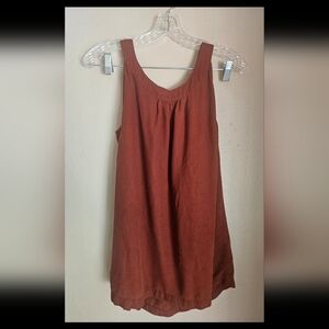 Soft Surroundings Burnt Orange Tank Top (S)
